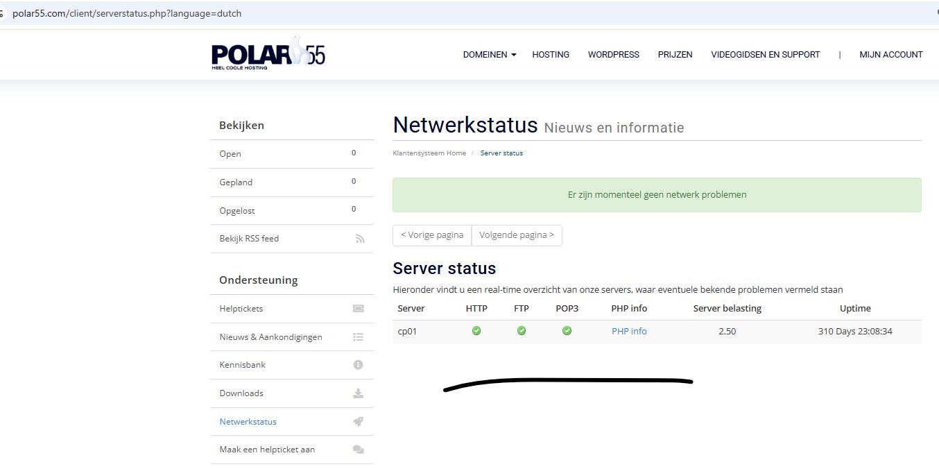 serverstatus Polar55